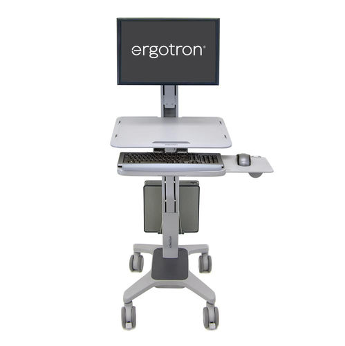 Carrello informatico per tablet - WorkFit-C - Ergotron - ad altezza regolabile