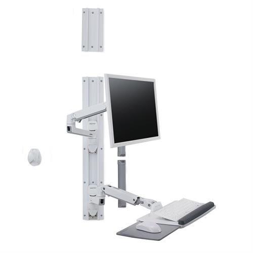 Braccio di supporto inclinabile - 45-551-216 - Ergotron - girevole / per monitor LCD / medico