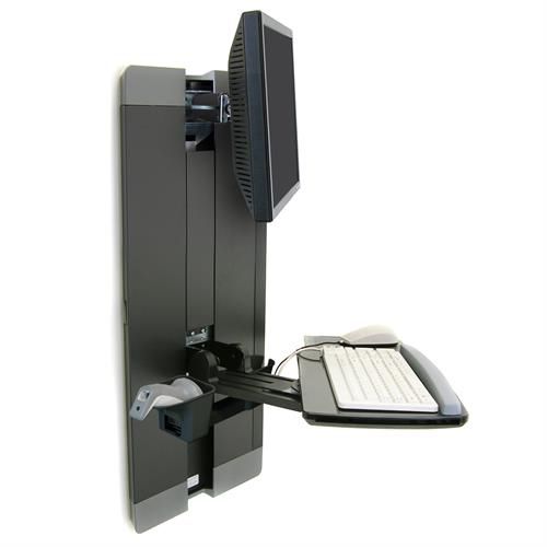 Workstation medica - StyleView® Vertical - Ergotron - da parete / ad altezza regolabile / inclinabile