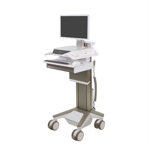 Carrello informatico con batteria - CareFit™ Pro - Ergotron - sicuro