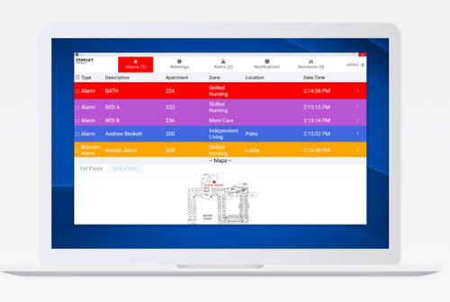 Software di pianificazione - Arial - Securitas Healthcare - medico / basato sul web