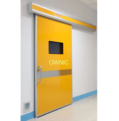 Porta per sala operatoria - QTDM-3 - OWNIC - scorrevole / in acciaio inossidabile / in alluminio