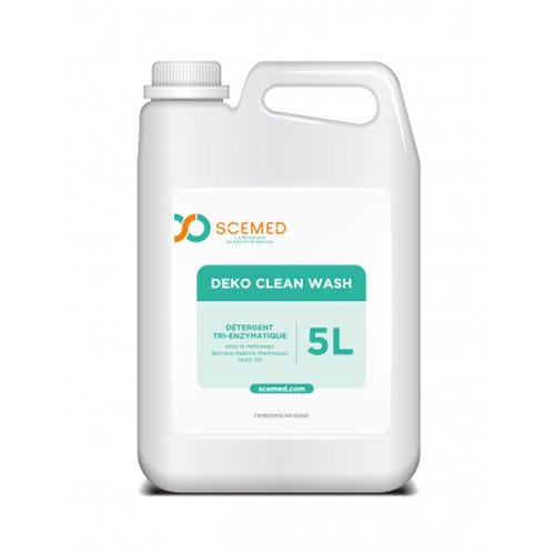 Disinfettante per padelle da letto - Deko CleanWash - SCEMED - liquido / 5000 ml / a base di enzimi