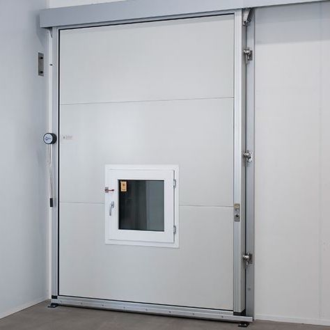 Porta scorrevole - CA - Metaflex Doors Europe - rivestita in PVC / in acciaio inossidabile / in alluminio