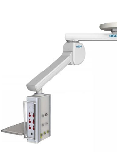 Braccio di distribuzione a soffitto - 700 CSRFHD - ESCO Medicon - per terapia intensiva / articolato / ad altezza regolabile