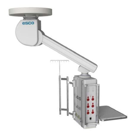Braccio di distribuzione a soffitto - 700 CRFHD - ESCO Medicon - per terapia intensiva / modulare / ad altezza regolabile