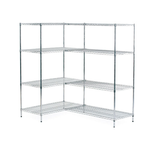 Scaffalatura 4 ripiani - HYGIRACK   - Sclessin Productions - con griglia / con struttura aperta / in acciaio inossidabile