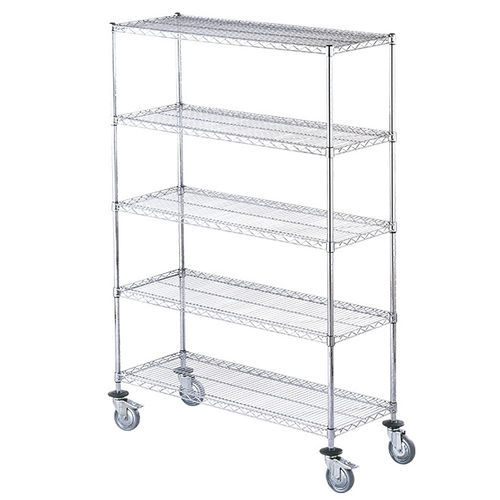 Carrello portamedicinali - HYGIRACK - Sclessin Productions - di trasporto / in acciaio inossidabile / 5 ripiani