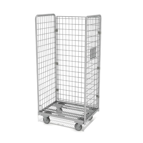 Carrello portabiancheria per sacchi puliti - Intrabox II - Sclessin Productions - medico / da trasporto / di distribuzione