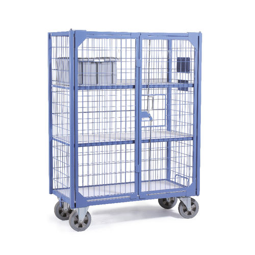 Carrello di trasporto - Transec - Sclessin Productions - con ripiano / a doppia porta / mobile