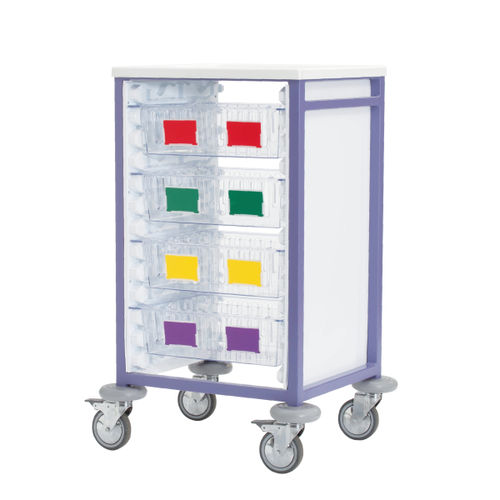 Carrello portastrumenti - EMB - Sclessin Productions - per trattamenti / con cestello