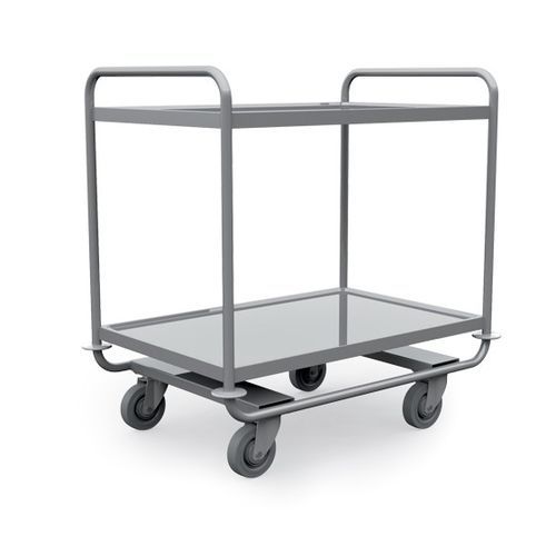 Carrello portastrumenti - Sclessin Productions - per trattamenti / in acciaio inossidabile / 2 ripiani