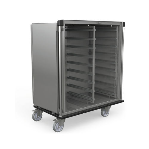 Armadio per materiale sterile - DIN 2 - Sclessin Productions - mobile / con sportello / in acciaio inossidabile