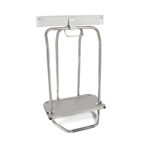 Rack per sacco della spazzatura - CLEANY II   - Sclessin Productions - murale / in acciaio inossidabile