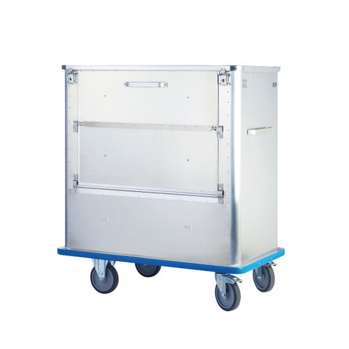 Carrello portabiancheria da trasporto - 880/1/2 - Sclessin Productions - multifunzione / con grande scomparto / in alluminio