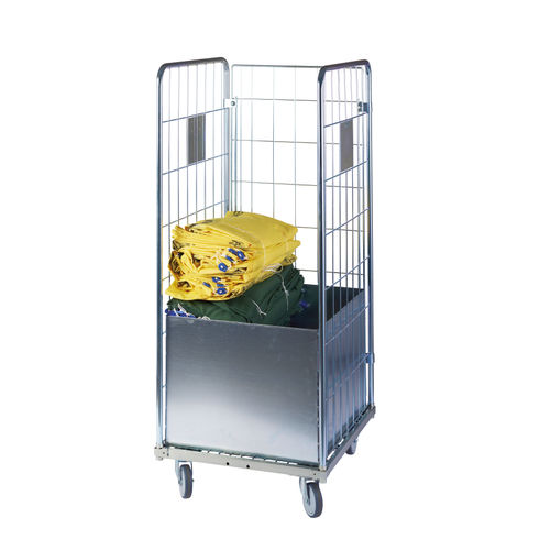 Carrello portabiancheria per sacchi sporchi - 372.1042 - Sclessin Productions - medico / da trasporto / di pulizia