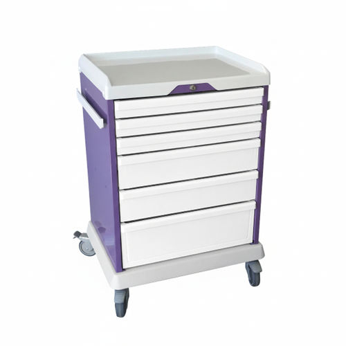 Carrello per farmaci - ES9 - Sclessin Productions - di stoccaggio / di distribuzione di farmaci / in alluminio