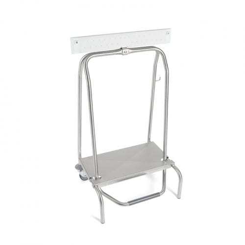 Carrello portasacchi portarifiuti - CLEANY II - Sclessin Productions - in acciaio inossidabile