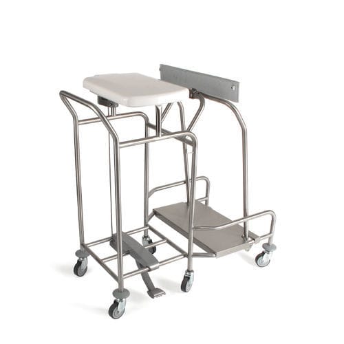 Carrello portasacchi per sacchi sporchi - Hygicar III + - Sclessin Productions - medico / ospedaliero / da trasporto