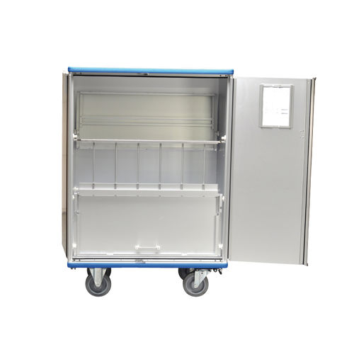 Carrello portabiancheria per sacchi puliti - E2726 - Sclessin Productions - ospedaliero / da trasporto / per biancheria