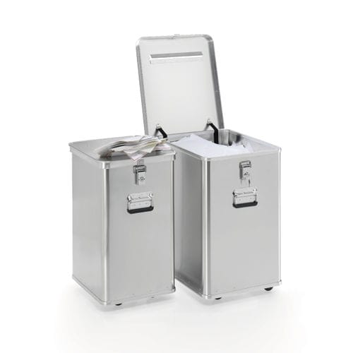 Carrello ospedaliero - Scless’tri - Sclessin Productions - portarifiuti / in acciaio inossidabile / modulare