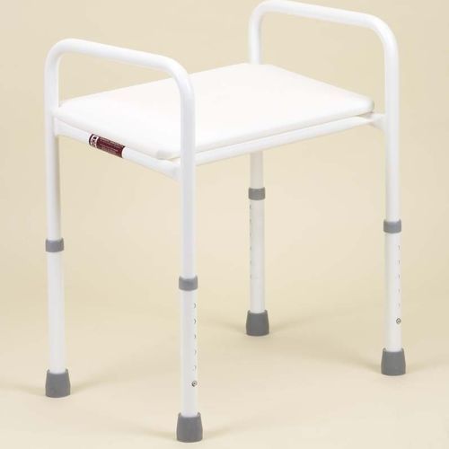 Sedile per doccia con braccioli - MAXUS - Axis Medical and Rehabilitation - senza schienale / bariatrico / ad altezza regolabile