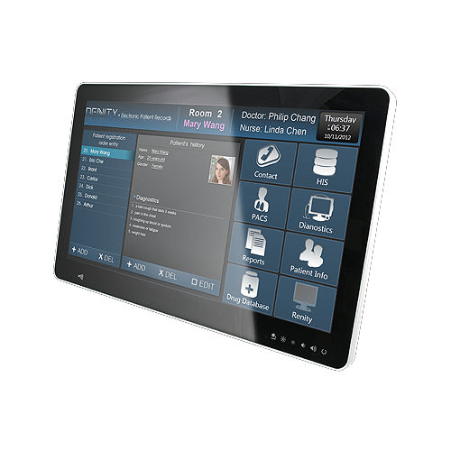 Panel PC medicale Intel® Core i5 - HID-2132 series - Avalue Healthcare - per carrelli informatici / all-in-one / con tecnologia RFID
