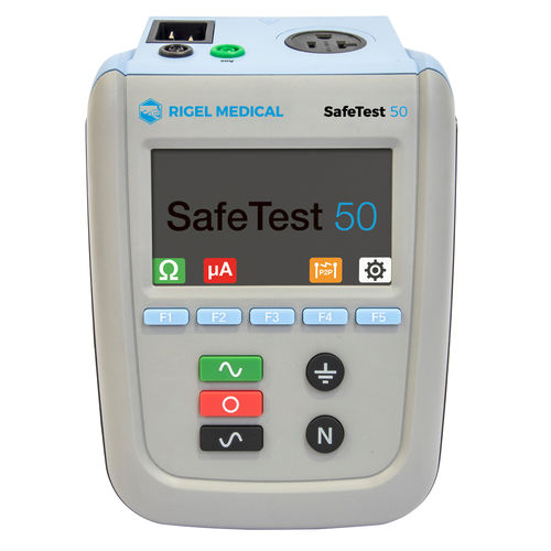 Tester di sicurezza elettrica - SafeTest 50 - RIGEL Medical - di controllo / di corrente di fuga / da laboratorio