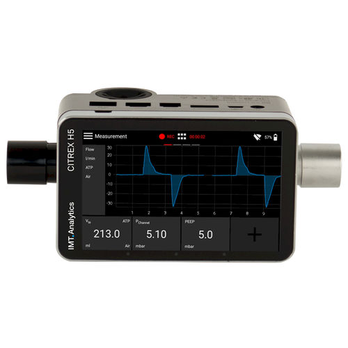 Analizzatore di portata - Citrex H5 - RIGEL Medical - di pressione / di ossigeno / per ventilatore polmonare