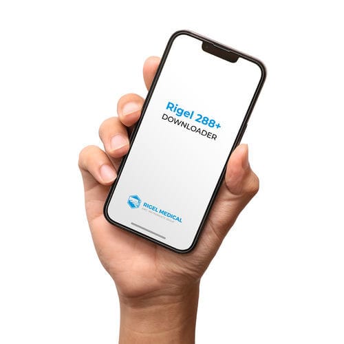 Applicazione android clinica - 288+ - RIGEL Medical - di prova / di registrazione / Androïd