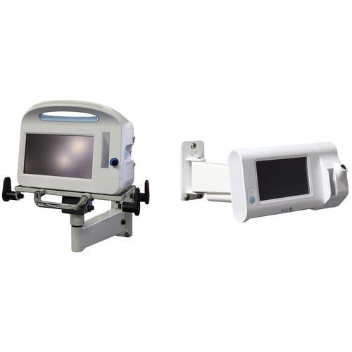Braccio di supporto per monitor - Strongarm - medico / su guida di scorrimento / a soffitto