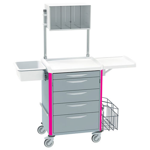 Carrello portastrumenti - NEOP - PRATICIMA - per gesso / di stoccaggio / 5 cassetti