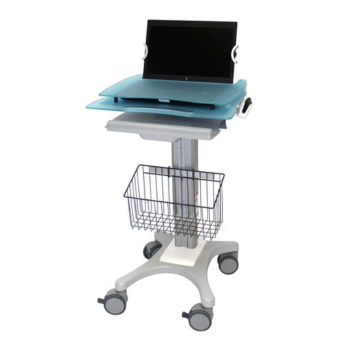 Carrello informatico ad altezza regolabile - IP202 - PRATICIMA