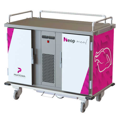 Carrello di servizio - Neop meal® - PRATICIMA - per pasti / di distribuzione / in acciaio inossidabile