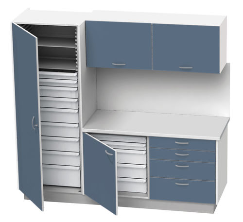 Set di mobili per uso generale - SDSMFSA01 - PRATICIMA - per farmacia / modulare / con ripiano