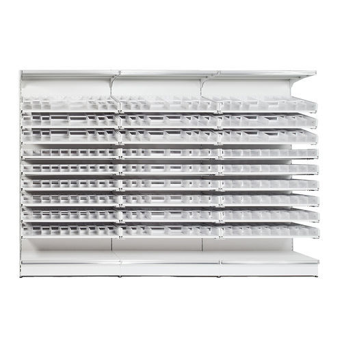 Scaffalatura modulare - EasyDrawer® - PRATICIMA - per farmacia / a scomparti / inclinata