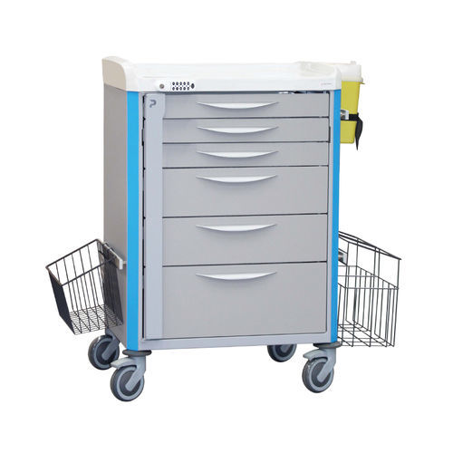 Carrello ospedaliero - Neop® - PRATICIMA - in plastica / con cestello / con ripiano