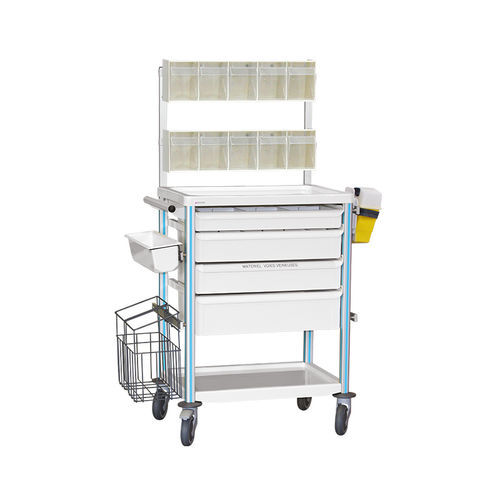 Carrello medico - Agily® - PRATICIMA - ospedaliero / per medicazione / in alluminio anodizzato
