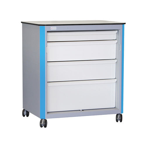 Carrello di emergenza - Neop® - PRATICIMA - per trattamenti / di stoccaggio / 4 cassetti