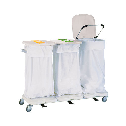 Carrello portabiancheria per sacchi sporchi - AB121 series - PRATICIMA - medico / ospedaliero / per biancheria