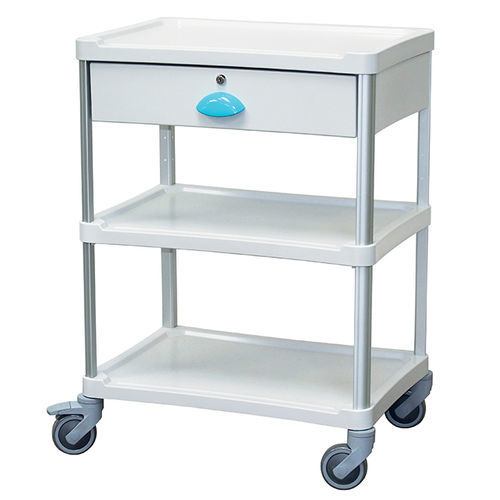 Carrello ospedaliero - Résine® - PRATICIMA - per trattamenti / in alluminio / con cassetti