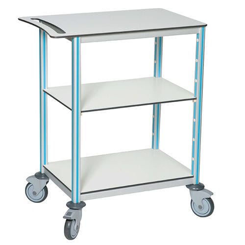 Carrello medico - Agily® - PRATICIMA - per medicazione / in alluminio anodizzato / 1 ripiano