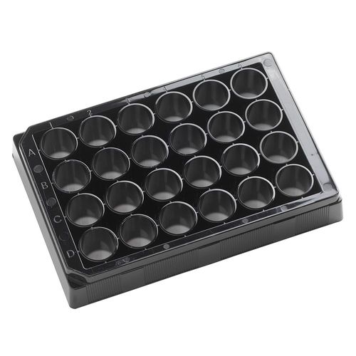 Micropiastra a 24 pozzetti - Signum Krystal™ 324042 - Porvair Sciences Ltd - da laboratorio / per imaging cellulare / ELISA