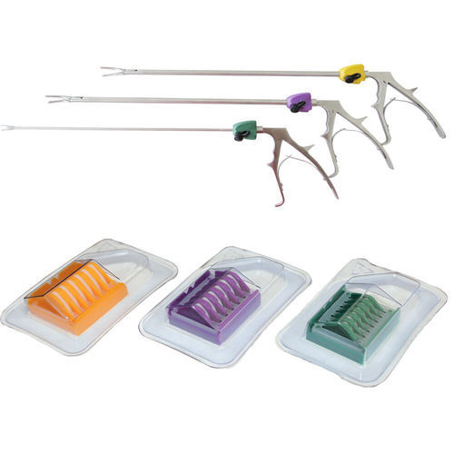 Clip chirurgico laparoscopico - MH-B10 series - QJ Medical - per legatura delle emorroidi / per nefrectomia / per prostatecomia