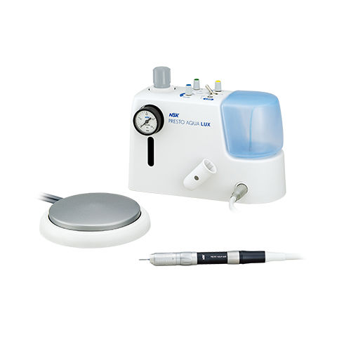 Unità di controllo per turbine per laboratorio dentale - PRESTO AQUA LUX - NSK Europe GmbH - pneumatica / a pedale / set completo