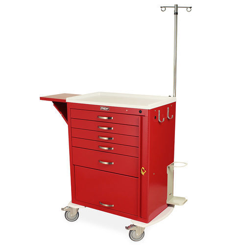 Carrello di emergenza - MDS3030B05-12FD+MD30-EMG1 - Harloff - per dispositivi medici / per uso generale / per apparecchio