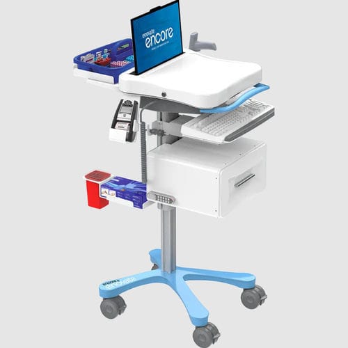 Carrello informatico di distribuzione di farmaci - Encore™  - Enovate - con cassetti
