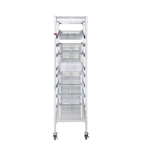 Carrello di trasporto - PS68M - Logiquip - con piano di appoggio / con cestello