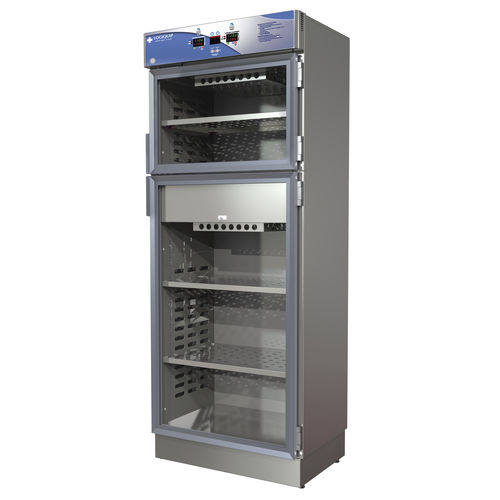 Armadio riscaldato - W2630MDG - Logiquip - per ospedale / con sportello