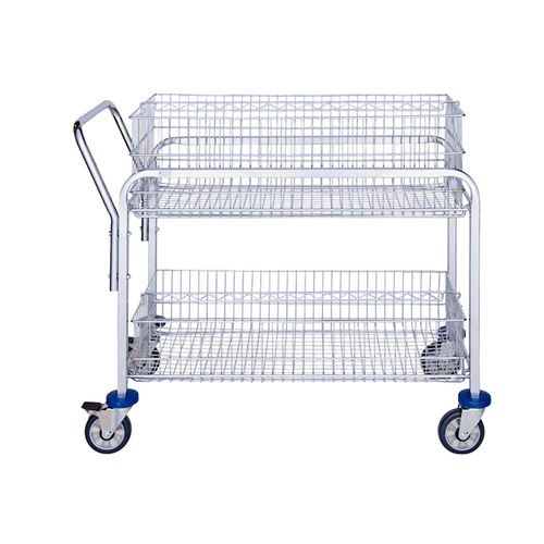 Carrello per cartelle cliniche - LQ-2BTOLF - Logiquip - per lettere / di stoccaggio / con cestello